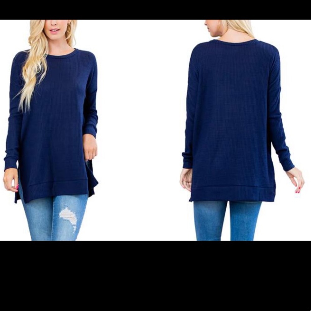 waffle sweater